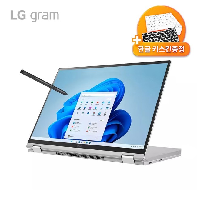 [렌탈] A급 병행/리퍼비시 LG 그램 360 코어 i7 16T90Q 블랙 사무용 가정용 노트북