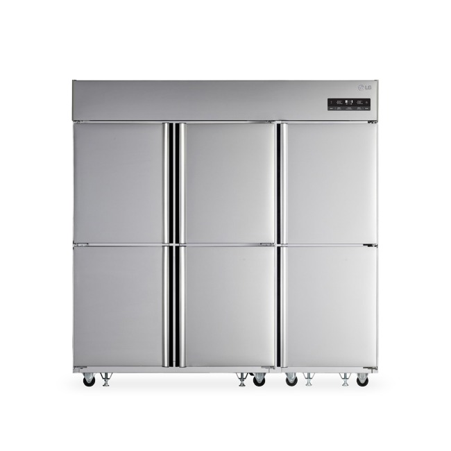 [렌탈] LG전자 비즈니스 업소용 냉장고 냉장4칸 냉동2칸 1610L 실버 C170LDZB